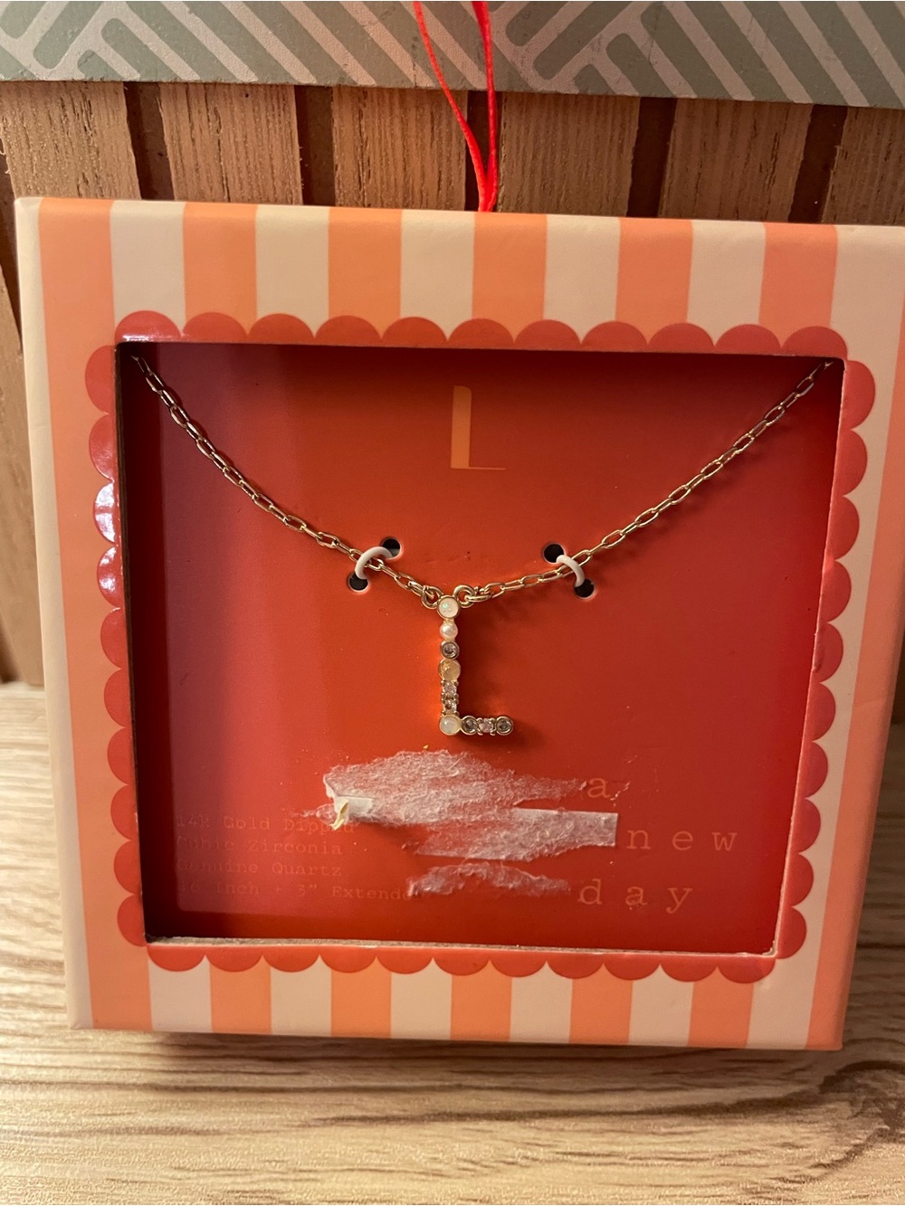 Initial 'L' Necklace - Elegant Letter Pendant A New Day New